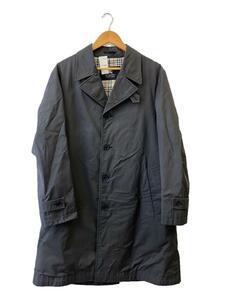 BURBERRY BLACK LABEL◆トレンチコート/L/ポリエステル/BLK/BMA14-103-79