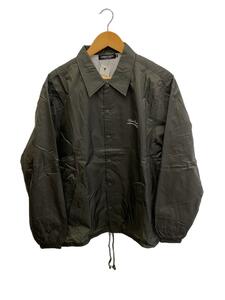 UNDERCOVER◆U LOGO COACH JACKET/ナイロンジャケット/M/ナイロン/GRY/N9205/※袖シミ有