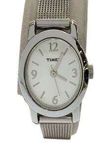TIMEX◆クォーツ腕時計/アナログ/-/SLV/SLV/SR521SW