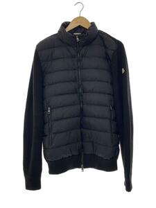 MONCLER◆ダウンジャケット/ブラック/TIND-16-108/MAGLIONETRICOTCARDIGAN