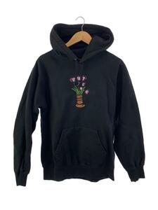 Supreme◆パーカー/M/コットン/BLK/Flowers Hooded Sweatshirt