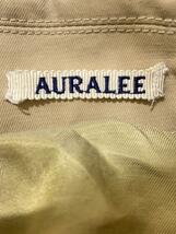 AURALEE◆15AW/ウォッシュドダブルクロスロングコート4/コットン/ベージュ/無地/A5AC01WC_画像3