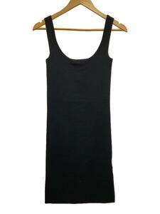 MADISONBLUE◆KNIT TANK OP/ニットタンクワンピース/1/カシミア/シルク混み/BLK/MB201-8018