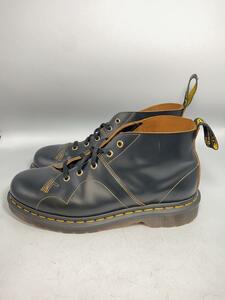 Dr.Martens◆CHURCH/モンキーブーツ/レースアップブーツ/US8/BLK/レザー