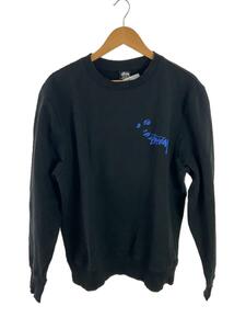 STUSSY◆スウェット/M/コットン/BLK/無地/1914659