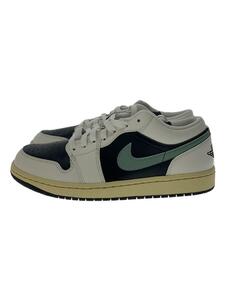 NIKE◆WMNS AIR JORDAN1 LOW JADE SMOKE/ローカットスニーカー/28cm/GRN/レザー