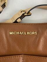 MICHAEL MICHAEL KORS◆トートバッグ/-/BRW/無地/NS-1506_画像5