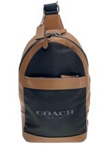 COACH◆ショルダーバッグ/PVC/BLK/F59320/ボディバッグ//_画像1