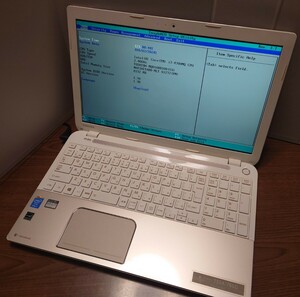 【TOSHIAB】 dynabook T554/76LG ・Core i7 - 4700MQ 2.4GHz・MEM /8GB・ストレージ / 無し　動作確認済み　ジャンク