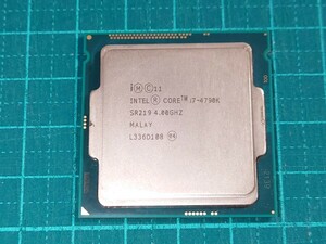 【intel】 Core i7-4790K 4.0GHz　動作確認済み