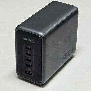 UGREEN Nexode 300W 充電器 PD3.1対応 5ポート同時急速充電 USB-C×4＆USB-A×1 100w 240w USB PD ジャンクの画像1