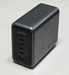 UGREEN Nexode 300W 充電器 PD3.1対応 5ポート同時急速充電 USB-C×4＆USB-A×1 100w 240w USB PD ジャンク
