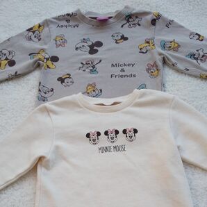 女の子トレーナー&Tシャツ2枚セット