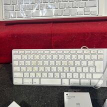 0422-03◆Mac マック　キーボード　ワイヤレスキーボード USB マウス　付属品まとめて_画像8