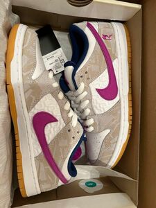 Rayssa Leal × Nike SB Dunk Low PRM Pure Platinum and Vivid Purple