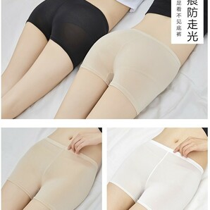 ペチコート インナー パンツ レース ショートパンツ スパッツ レギンス セクシー 美尻 ボディメイク フリーサイズ 新品 3色セット L 1508Bの画像2