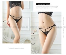 セクシー Tバック ショーツ レディース ランジェリー 勝負下着 インナーウェア パンティー レース シースルー 新品未使用 3枚セット g2207b_画像6