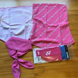 * neck cooler *4 point set pink unused *