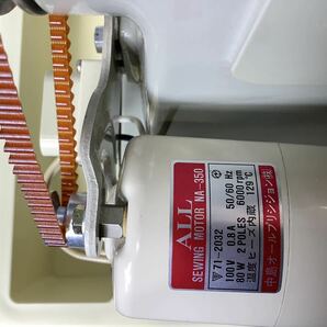 BROTHER Brother Sewing Machine NA-350 ブラザー ミシン 昭和 レトロ はずみ車にて針の上下確認 通電未確認 ジャンク MI043005の画像6