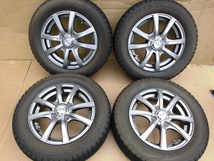 送料激安 ￥3000円～ 軽自動車 ムーウ゛ ワゴンR ライフ ミラ バリ溝 155/65R13 アルミホイール 13X4J PCD100 BS VRX ４本 2018年製 _画像1