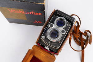 (B38) YASHICAFLEX Model AS 中判フィルムカメラ　二眼レフ
