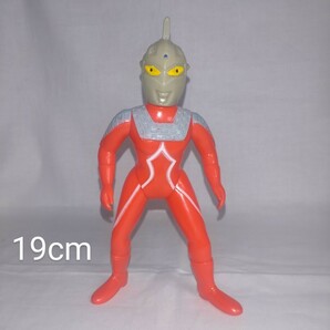 当時物ソフビ ①ウルトラセブン 新スタンダードサイズ(19cm） ブルマァク マルザン マルサンの画像1