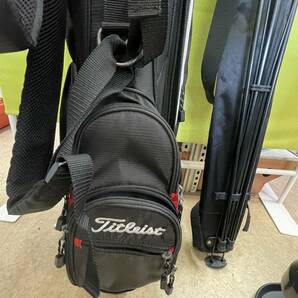 3449 タイトリスト/Titleist 軽量 スタンドバック キャディーバック 7.5型 CBS45 トランスコンチネンツ ラウンドスタンドバック 中古品の画像5