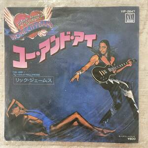 3499　EP 日本盤 国内盤 レコード Rick James / You And I VIP-2647 リック ジェームス / ユー アンド アイ MURO 