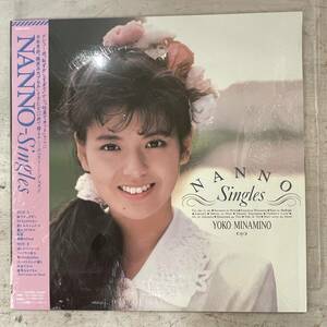 3506　【LPレコード】　帯付き 南野陽子/NANNO ～SINGLES/CBS　SONY 28AH5021