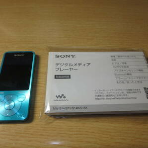 1円～美品最落無 ソニーウォークマン NW-S14 ブルー 8GB  の画像1