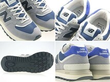 新品/NEW BALANCE/ニューバランス/U574LGFG/メンズサイズ/574LEGACYモデル/GRAY/BLUE/WHITE/グレー/ブルー/ホワイト/ワイズＤ/26.0cm_画像3