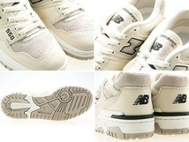 新品/NEW BALANCE/ニューバランス/BBW550RB/レディースサイズ/IVORY/GRAY/BLACK/アイボリー/グレー/ブラック/ワイズB/23.5cm_画像3