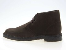 新品/CLARKS ORIGINALS/クラークス/DESERT BOOTS/デザートブーツ/BROWN SUEDE/ブラウン スエード/茶色/26155485/UK8(内寸26.0/外寸27.0)_画像2