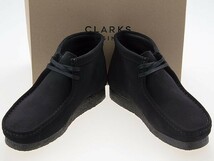 新品/CLARKS ORIGINALS/クラークス オリジナルズ/WALLABEE BOOT/ワラビー ブーツ/BLACK SUEDE/ブラック スエード/黒/26155517/29.0cm_画像1