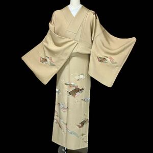 付下げ 付け下げ トールサイズ 裄長 袷着物 着物 きもの フォーマル着物 リサイクル着物 kimono 中古 仕立て上がり 身丈168.5cm 裄丈68cm