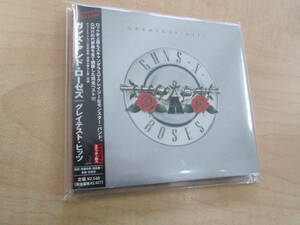 国内盤 CD ガンズ・アンド・ローゼズ グレイテスト・ヒッツ 帯付き 初回ステッカー付き Guns N' Roses 日本盤