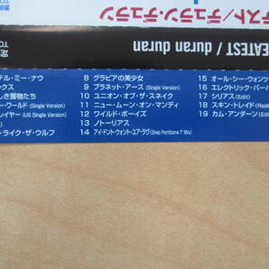 国内盤CDベスト 19曲 デュラン・デュラン グレイテスト・ヒッツ 来日記念 送料¥180の画像3