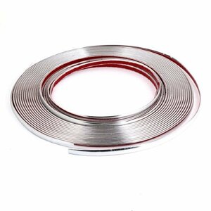 [vaps_6] car silver plating lmolding { width 10mm× length 15m} silver dress up scratch prevention tape including postage 