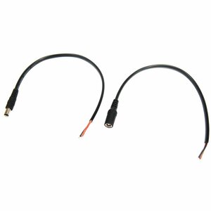 【vaps_6】LEDテープライト電源用 DCプラグケーブル&DCジャックケーブル セット 5.5×2.1mm 送込