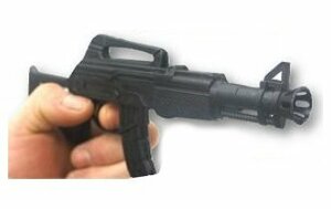 [VAPS_1] toy gun black machine gun suction pad 2 ps attaching including postage 