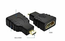 【vaps_4】HDMIメス-Micro HDMIオス 変換アダプタ アダプター コネクタ 送込_画像1