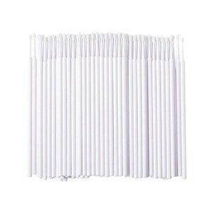 [vaps_5] disposable micro cotton swab 100 pcs insertion .{ white } eyelashes eyelashes extensions micro brush applique -ta- including postage 