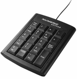 [Vaps_3] USB NULERIC клавиатура K015 Проводная цифровая клавиатура 19 Ключ 000 Backspace Отправка