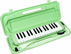 【vaps_5】KC 鍵盤ハーモニカ (メロディーピアノ) ライトグリーン P3001-32K/UGR 送込