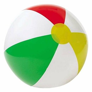 【vaps_7】INTEX(インテックス) グロッシーパネルボール 35cm ビーチボール 59020 送込