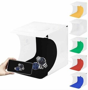 [VAPS_1]40 light LED light lighting attaching photographing box folding background cloth attaching light box photographing box small articles Mini Studio including postage 