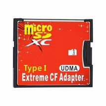 【vaps_2】microSDカードをCFカードTypeIに変換 アダプター 《シングルスロット》 UDMA対応 micro SDカード CFカード 変換 送込_画像1