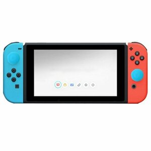 【vaps_5】Nintendo Switch Joy-Conスティック用カバー 2個セット ブルー キャップ 任天堂 Switch スイッチ 送込