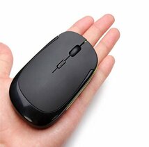 【VAPS_1】マウス 超薄型 軽量 ワイヤレスマウス 《シルバー》 USB 光学式 3ボタン 2.4G コンパクト マウス 送込_画像2