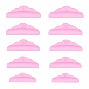 [vaps_6] eyelashes perm rod perm Rod 5 pair 10 sheets entering { pink } eyelashes lift silicon pad eyelashes Karl pad including postage 